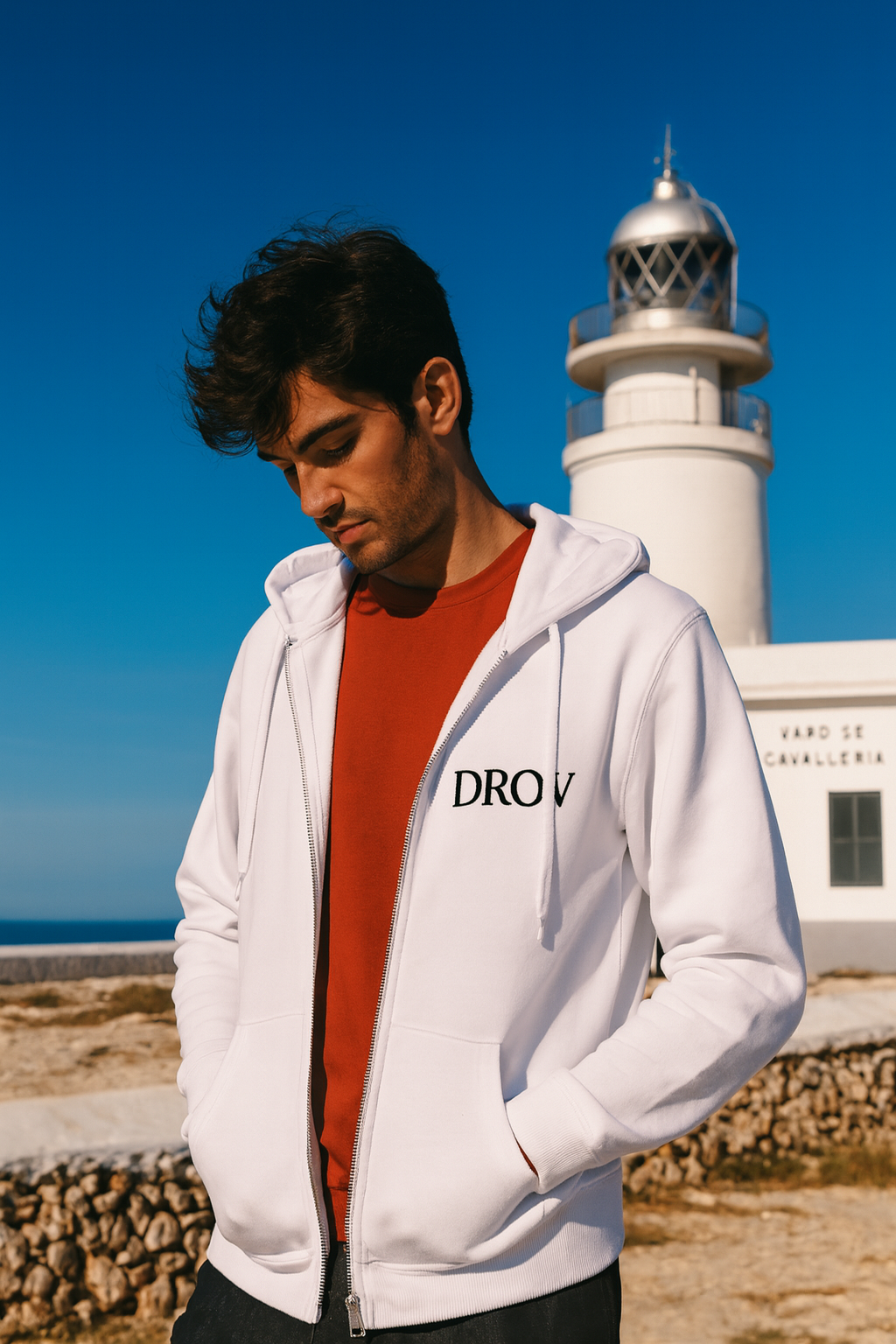 Sudadera capucha cremallera completa