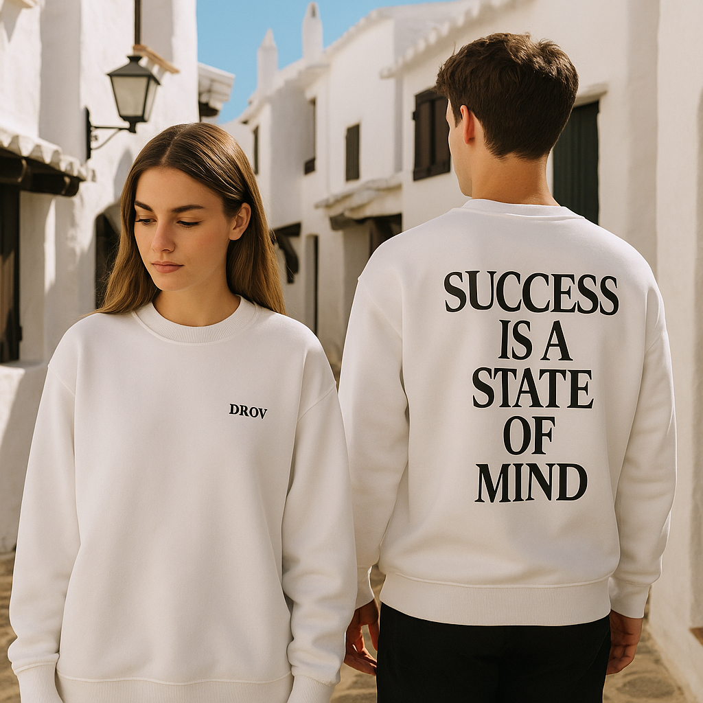 sudadera basica "SUCCESS"