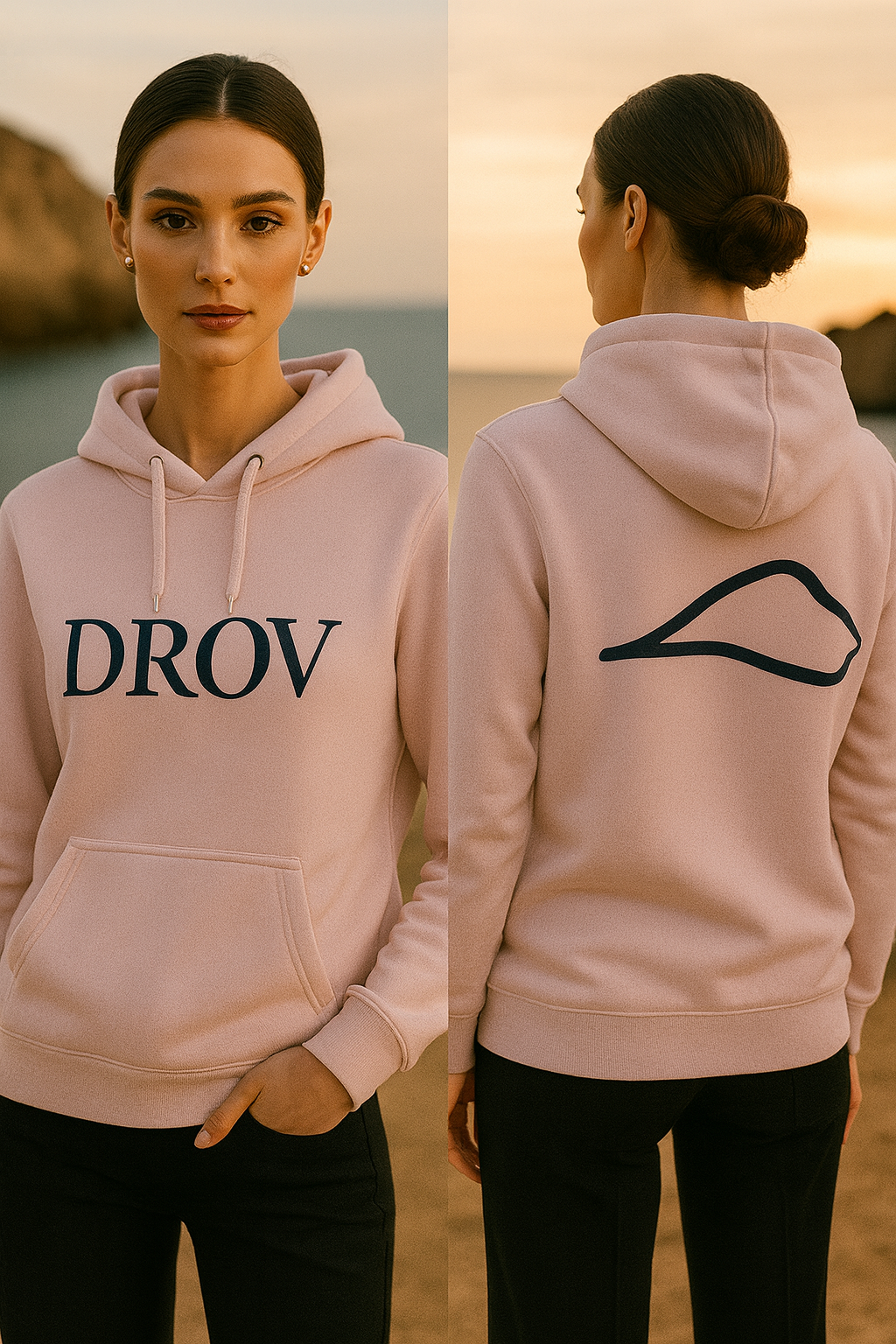 Sudadera Capucha Isotipo espalda