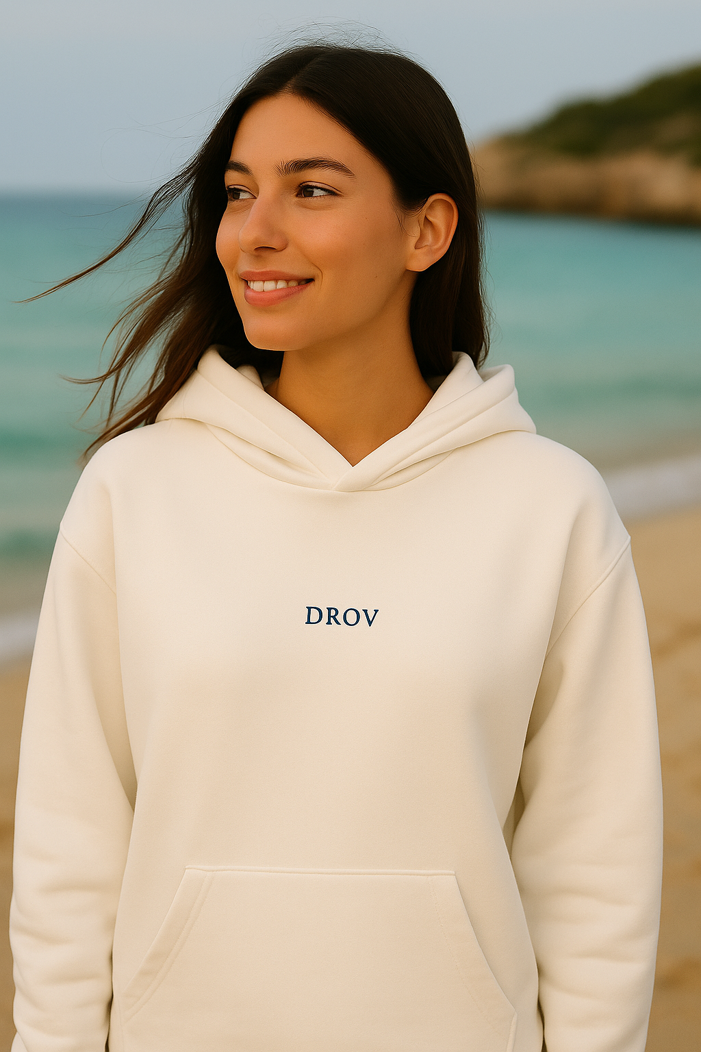 Sudadera capucha DROV minimalista / Minimalist DROV Hoodie