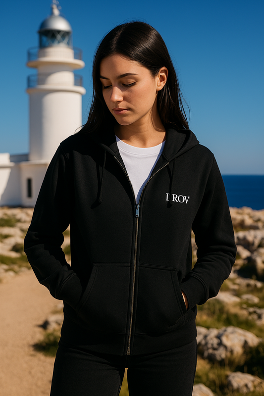 Sudadera capucha cremallera completa